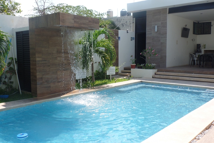 Imagen de la piscina del Hotel Villa Escondida Campeche. Foto 17