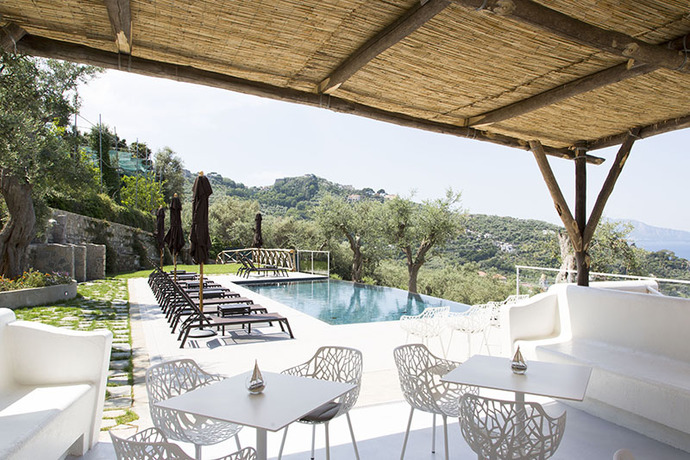 Imagen del bar/restaurante del Hotel Villa Fiorella Art. Foto 4