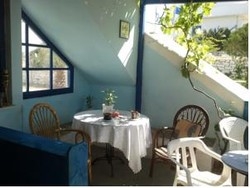 Imagen del bar/restaurante del Hotel Villa Melina, Piso Livadi. Foto 2