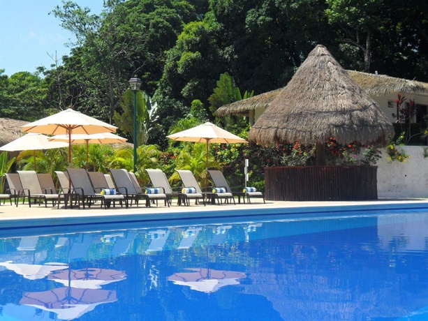 Imagen de la piscina del Hotel Villa Mercedes Palenque. Foto 13