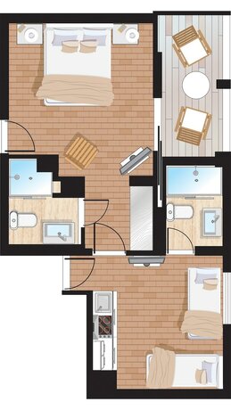 Imagen de la habitación del Hotel Villa Oliva, Rethymnon. Foto 18
