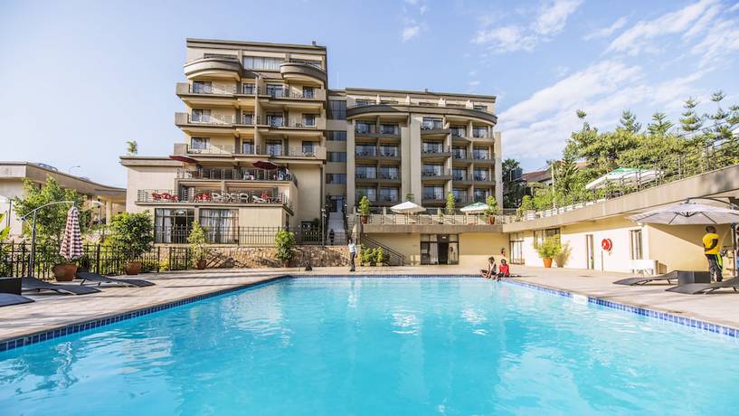 Imagen de la piscina del Hotel Villa Portofino Kigali. Foto 6