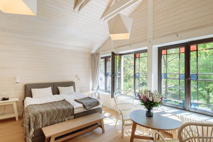 Imagen de la habitación del Hotel Villa Santa. Foto 9