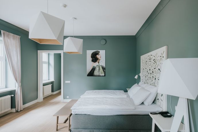 Imagen de la habitación del Hotel Villa Santa. Foto 15