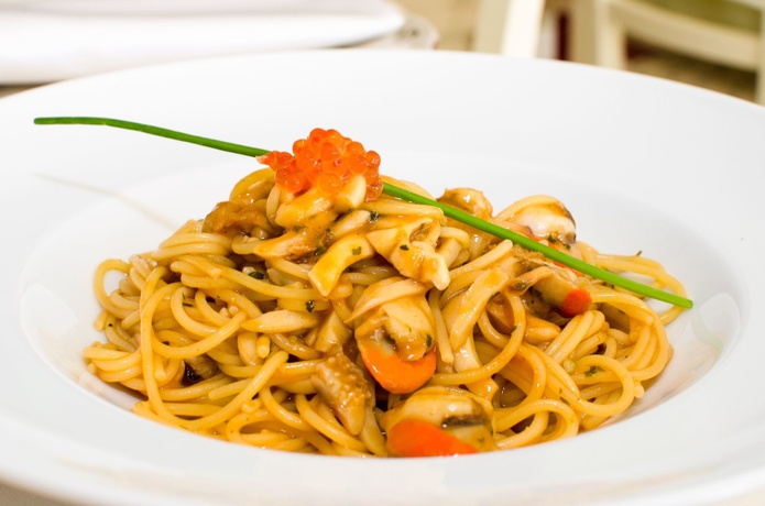 Imagen del bar/restaurante del Hotel Villa Stefanija. Foto 3