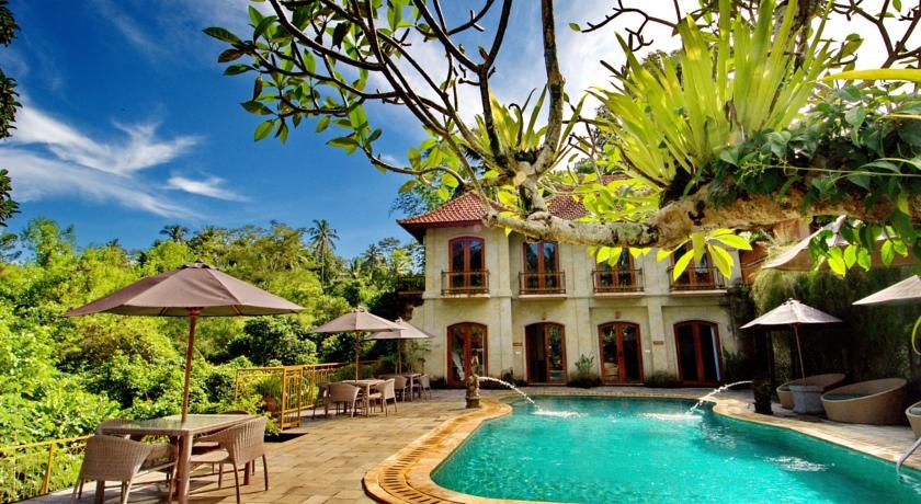 Imagen de los exteriores del Hotel Villa Ubud. Foto 2