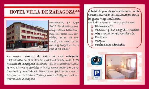 Imagen general del Hotel Villa de Zaragoza. Foto 8