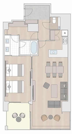 Imagen de la habitación del Hotel Village Atami. Foto 4