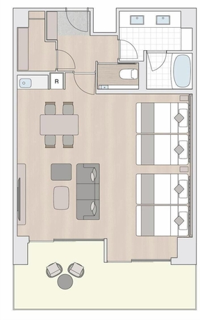Imagen de la habitación del Hotel Village Atami. Foto 8