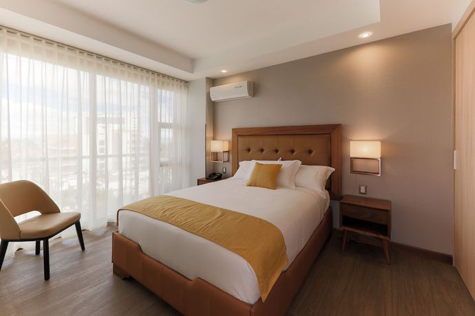 Imagen de la habitación del Hotel Vista Quince. Foto 11