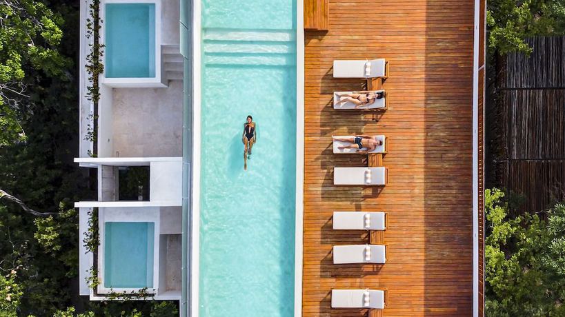 Imagen de la piscina del Hotel Vita Tulum. Foto 11