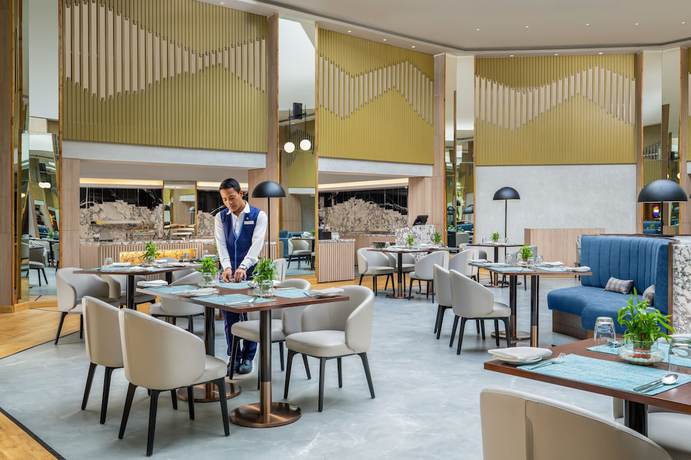 Imagen del bar/restaurante del Hotel Vivanta Meghalaya, Shillong. Foto 3