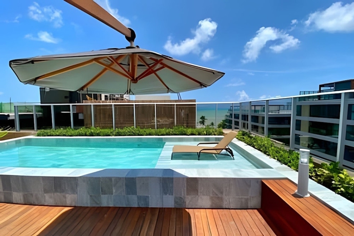 Imagen de la piscina del Hotel Vivendas do Mar. Foto 16