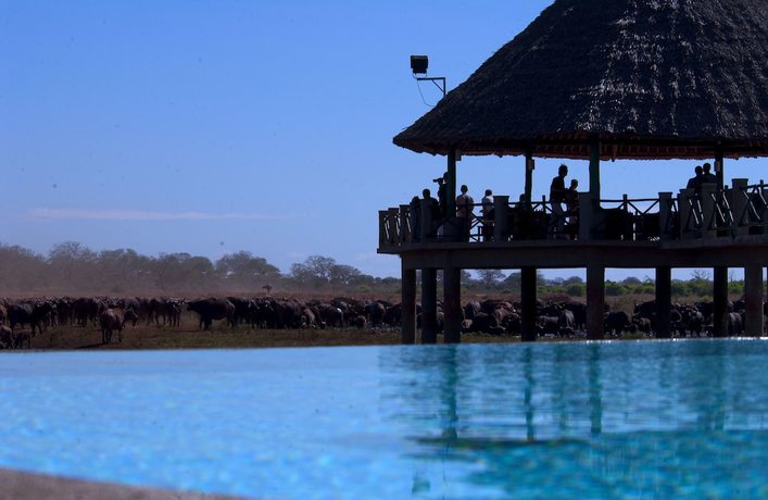 Imagen de la piscina del Hotel Voi Wildlife Lodge. Foto 18