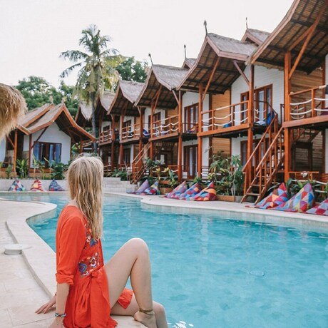 Imagen de la piscina del Hotel Voodoo Gili. Foto 13