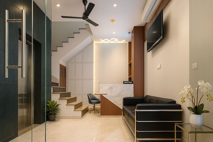 Imagen de los interiores del Hotel Vyom Residency. Foto 16