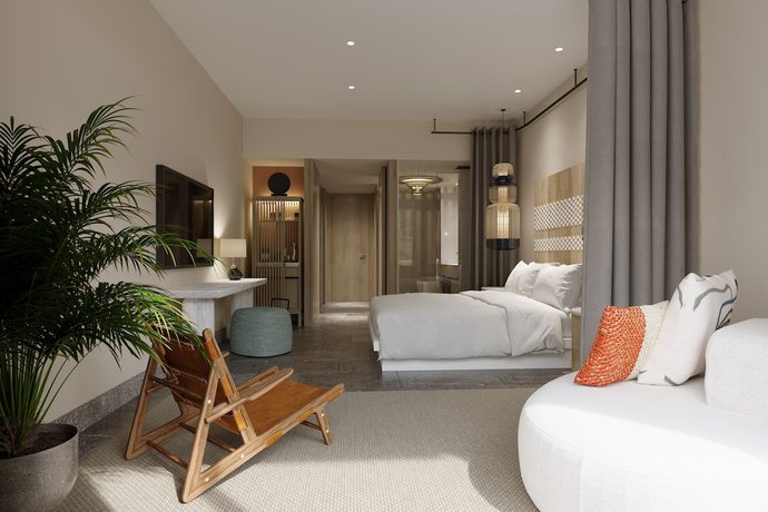 Imagen de la habitación del Hotel W Costa Navarino. Foto 5