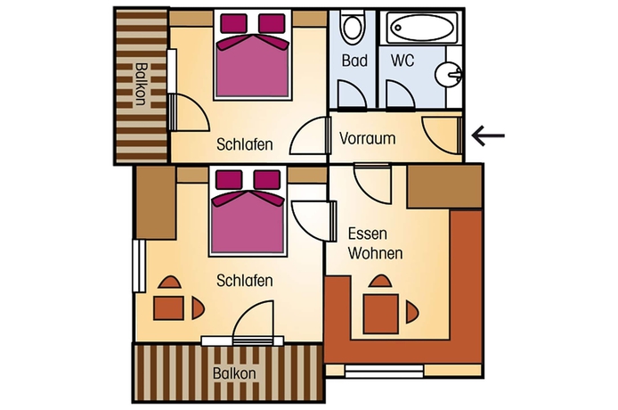 Imagen de la habitación del Hotel Waldhof, Oetz . Foto 10