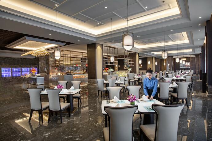 Imagen del bar/restaurante del Hotel Wanda Jin Pingxiang. Foto 13