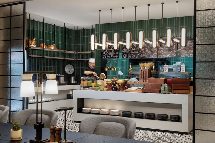 Imagen del bar/restaurante del Hotel Wanda Moments Zibo. Foto 4