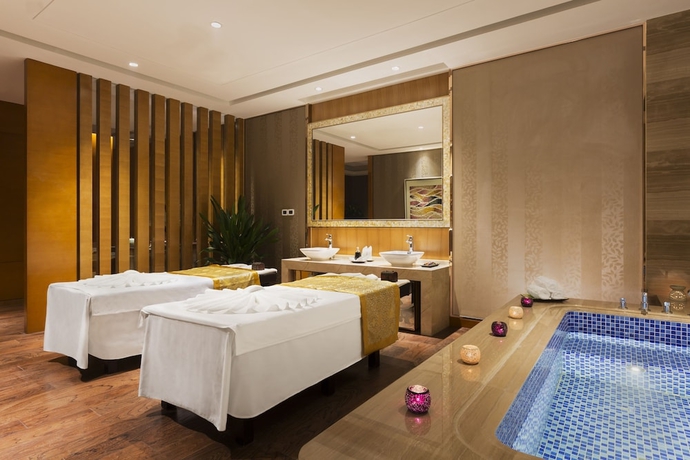 Imagen de la piscina del Hotel Wanda Realm Harbin. Foto 19