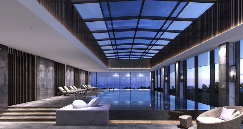 Imagen de la piscina del Hotel Wanda Realm Heshan. Foto 11