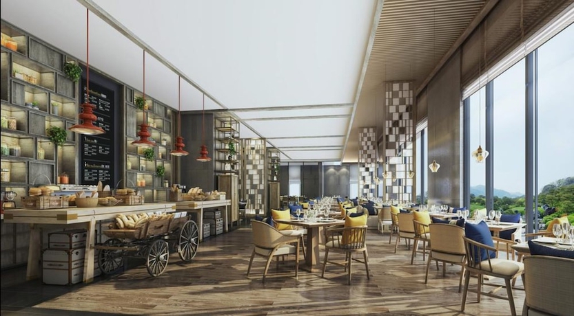 Imagen del bar/restaurante del Hotel Wanda Realm Kunming Dianchi. Foto 4