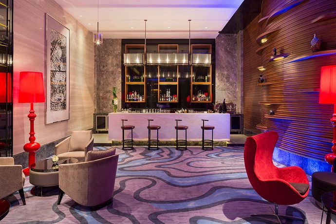 Imagen del bar/restaurante del Hotel Wanda Realm Wuhan. Foto 3
