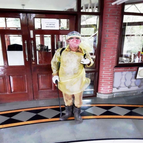 Imagen de los interiores del Hotel WelcomHeritage Taragarh Palace. Foto 17