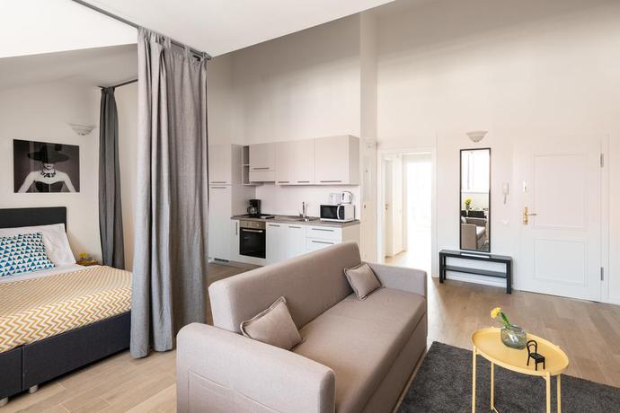 Imagen de la habitación del Hotel Wenzigova Apartments. Foto 5