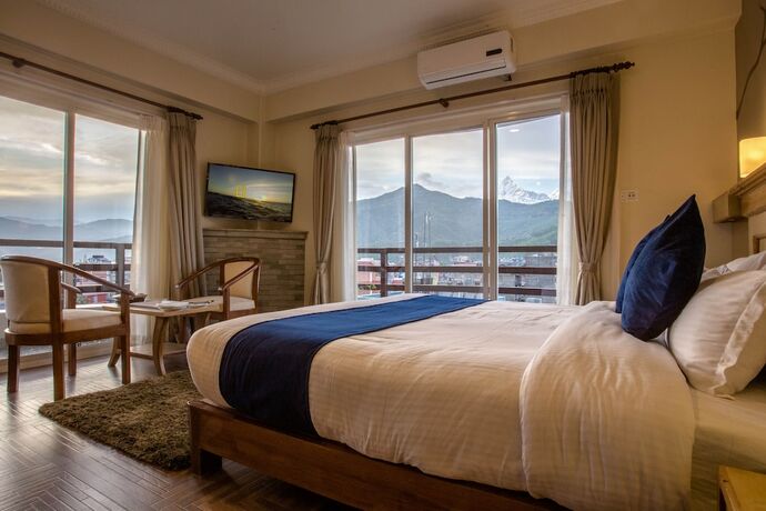 Imagen general del Hotel White Pearl, Pokhara. Foto 1