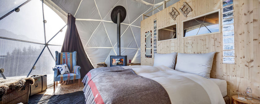 Imagen de los exteriores del Hotel Whitepod. Foto 11