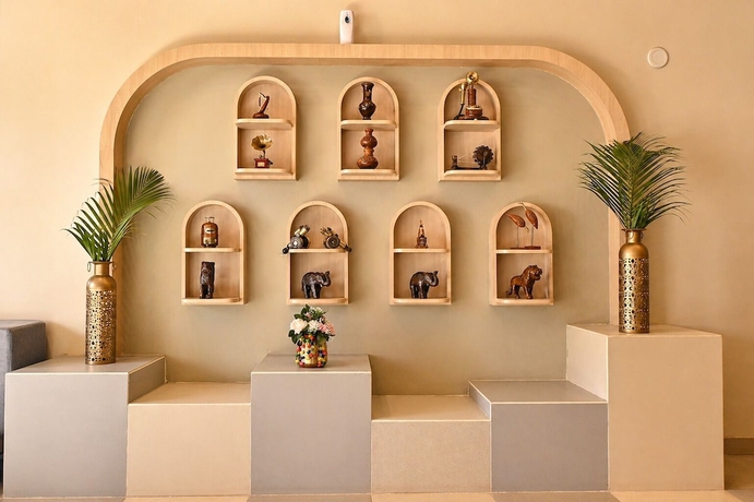 Imagen de los interiores del Hotel Wild Calm, Sasan Gir. Foto 16