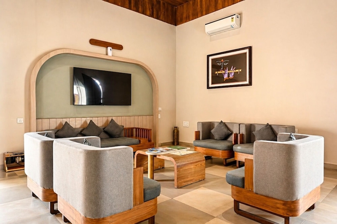 Imagen del bar/restaurante del Hotel Wild Calm, Sasan Gir. Foto 2