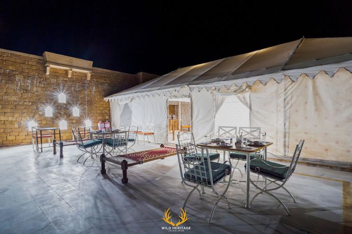 Imagen del bar/restaurante del Hotel Wild Heritage Desert Camp Jaisalmer. Foto 5