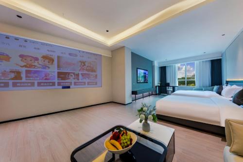 Imagen de la habitación del Hotel Wonderful Guangzhou Changlong Guangdi Garden Branch - Free Shuttle Bus to Canton Fair Complex. Foto 19