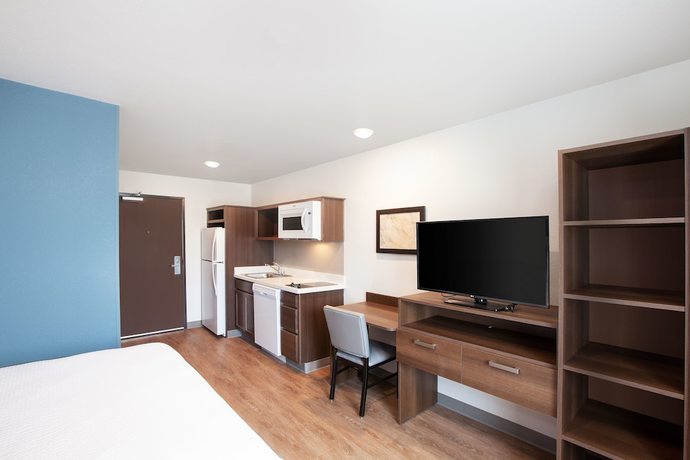 Imagen de la habitación del Hotel WoodSpring Suites Dallas Plano Central Legacy Drive. Foto 4