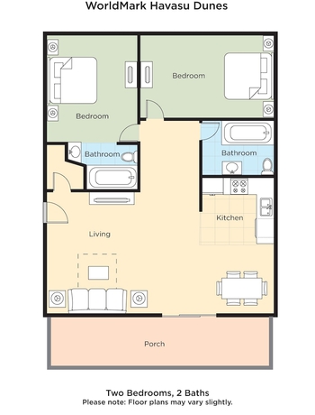Imagen de la habitación del Hotel WorldMark Havasu Dunes. Foto 8