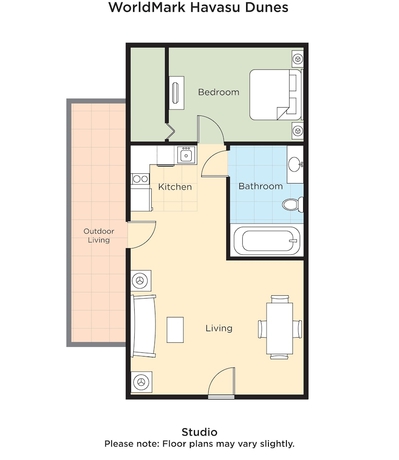 Imagen de la habitación del Hotel WorldMark Havasu Dunes. Foto 9