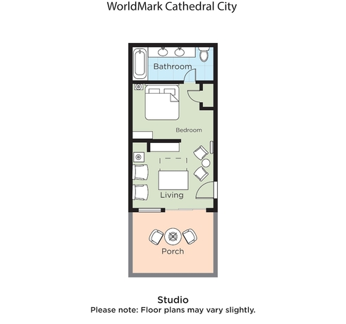 Imagen de la habitación del Hotel Worldmark Cathedral City. Foto 15