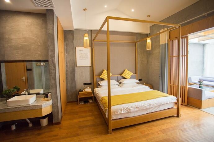 Imagen de la habitación del Hotel Wu Wei Qi Ju Lin Xi Villa Inn. Foto 17