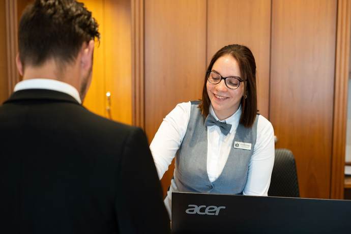 Imagen de los interiores del Hotel W&uuml;rttemberger Hof, &Ouml;hringen. Foto 20