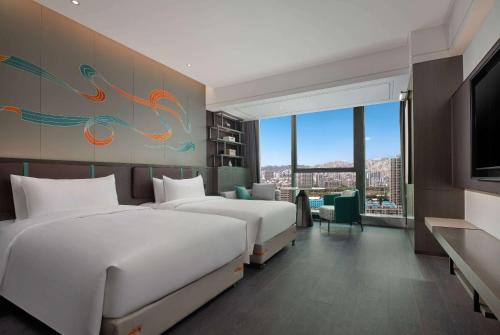Imagen de la habitación del Hotel Wyndham Garden Lanzhou West Railway Station. Foto 9