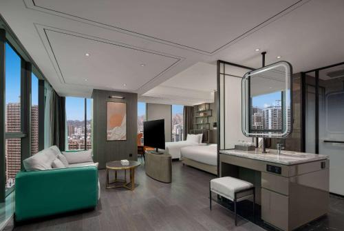 Imagen de la habitación del Hotel Wyndham Garden Lanzhou West Railway Station. Foto 13
