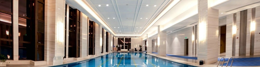 Imagen de la piscina del Hotel Wyndham Grand Taixing Downtown. Foto 11