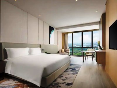 Imagen de la habitación del Hotel Wyndham Shanghai Pudong. Foto 3