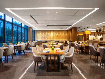 Imagen del bar/restaurante del Hotel Wyndham Shanghai Pudong. Foto 2