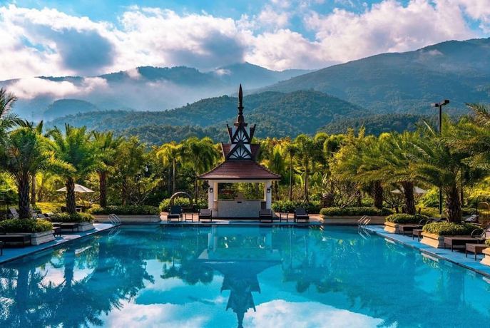 Imagen de la piscina del Hotel Wyndham Xishuangbanna South Resort. Foto 7