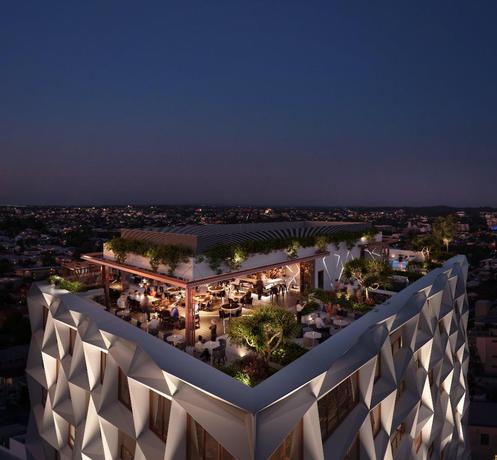 Imagen del bar/restaurante del Hotel X Brisbane Fortitude Vly, Vignette Collection, an IHG Hotel. Foto 7