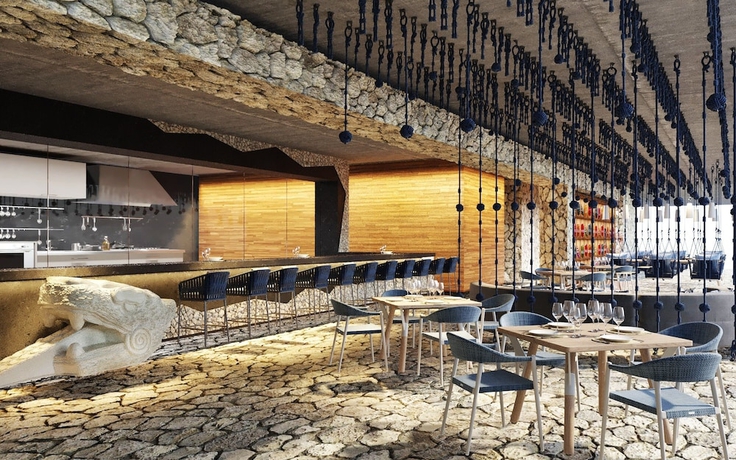 Imagen del bar/restaurante del Hotel Xcaret Arte - All Parks and Tours / All Inclusive Adults Only. Foto 5